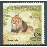C3055 RELAÇÕES DIPLOMÁTICAS ZÂMBIA - LEÃO 2010 -11.094 Mint