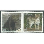C3217/3218 FAUNA BRASILEIRA GATO MOURISCO - JAGUATIRICA 2012 -11.348 Mint