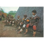 Índios Waurás em Descanso, após Uma Dança da Cerimônia do Kwarup - Reserva do Xingu 12.235