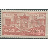 C332A Quarto Centenário de São Paulo 1954 Papel  Branco  N 12.345