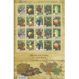2009 Folha do selo C2825/V circuito das frutas 12.529 