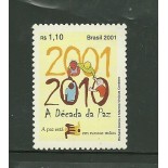 C2377 Década da Paz 2001 -  1225  MINT  