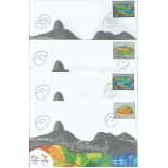 Fdc - Conjunto com 06 peças Arenas - Jogos Olímpicos Rio 2016 -  12.765