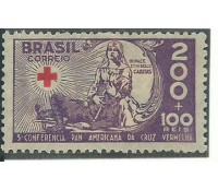 C088 Cruz Vermelha - 200 + 100 Ano 1935 - 12.940 Novo com goma