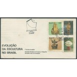Fdc 108/1976 Escultura no Brasil - Pontos de Ferrugem 14.098