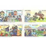 C2460-2463 Cavalhadinha de Pirenópolis/Go  (OS SELOS ESTÃO SOLTOS)