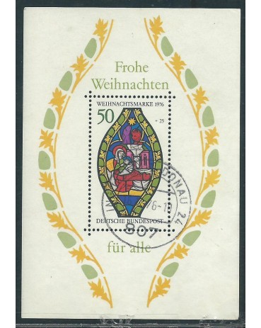 Alemanha Bundespost 1976 Natal 14.635 Carimbado