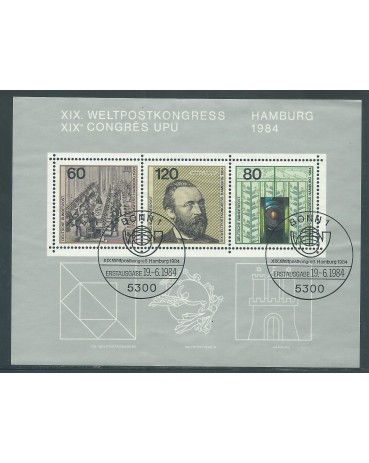 Alemanha Bundespost 1984  carimbo comemorativo 14.883