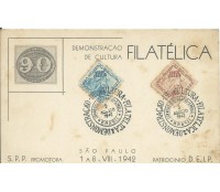 1942 Folhinha da Demonstração de Cultura Filatélica, SP 5 Ago 1942 -15.383