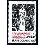 C732 Cinquentenário da Semana de Arte Moderna de 1972 Mint 15.818 