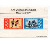 Alemanha Bundespost 1976 XXI Olimpíada de Montreal 16.956 N