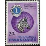 Rwandaise 1967 mint 17.678