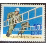 Alemanha DDR Bombeiros, carimbado 17.764