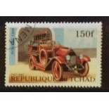 Chad 1998 carimbado, 150f, 18.026