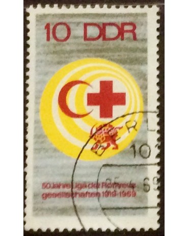 Alemanha 1969  D.D.R. carimbado 18,419 o Carimbo poderá ser outro 