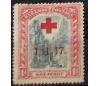 Bahamas 1 penny 1.1.17 novo com goma 18.707