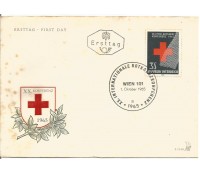 Áustria FDC 01.10.1965 algumas manchas 18.821