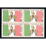 1970 C682  Brasil Tetracampeão Mundial de Futebol " Pelé/México" 20.064 Novo com goma