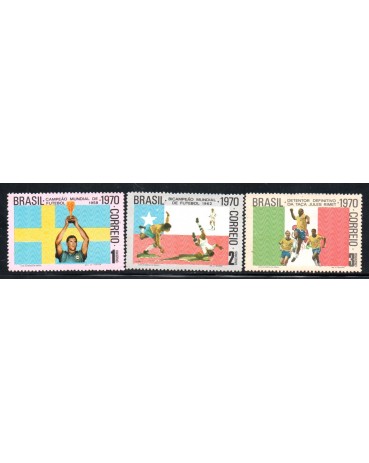 C680/682 / 1970 Brasil Tetracampeão Mundial de Futebol 20.102  Mint