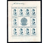 1938 B03 VI 12 Pontos, 1° Aniversário do Estado Novo , marcas de charneiras 20.144