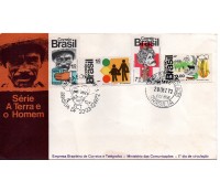 Fdc011/1972 A terra e o homem, valor pelo catálogo R$752,50 - 22.521