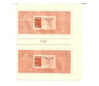 CONJUNTO DE DOIS BLOCOS 14 - RARIDADE - VER DETALHES. 1858