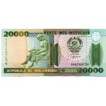 Moçambique 1999 Fe 20.000 meticais 22.966