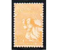 C083 300 réis Visita do Presidente Gabriel Terra do Uruguai  23.399 Mint