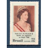 Brasil Visita da Rainha Elizabeth  II ao Brasil em 19.11.1968 - 23.409 M
