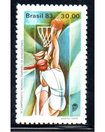 C1329 IX Campeonato Mundial de Basquetebol Feminino 23.598 mint