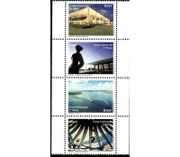 2010 Brasília - Tira com 4 selos 23.779