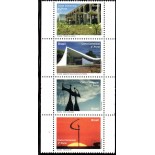 2010 - Brasília  "Sonho e Realidade"  Tira com 4 selos 23.780