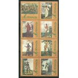 C2497/2504 MINT ETNOGRAFIA BRASIELIRA 2002 - 1998 Mint
