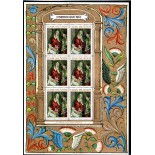 Ilhas Cook Natal 1967,15c bloco com seis selos 24.026 mint