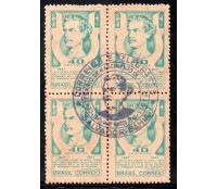 1947 Quadra C227 Centenário do Nascimento de Castro Alves 24.143 CBC-BA