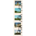 R724/728 Turismo no Brasil II - Autoadesivos 1º Porte nacional 24.258 CBC