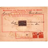 Vale Postal N°23 de Santo Amaro-Bahia, 6/02/1925 - 24.346 - veja defeito abaixo na esquerda