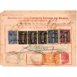 Vale Postal Nº213 de Cachoeira-Bahia, 12/09/1933 - 24.356 veja defeito nos cantos