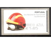 2008 Portugal 2008 Etiqueta  Ano Nacional do Voluntariado nos Bombeiro 24.557 Mint