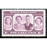 Swazilandia 1d 1947 24.606 M