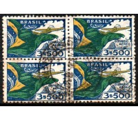 A031 Bandeira Nacional 24.684 Carimbado Filigrana K