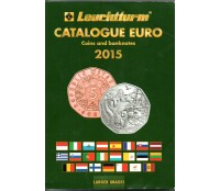 Alemanha 2015 Catálogo Euro Alemão Leuchtturm 2015 - Sem uso, apenas um canto da capa apresenta uma mini-dobra 24.801 Frete grátis