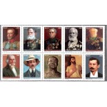 C2736/2745 2008 - Heróis Nacionais 1/2 folha 25.151 Mint