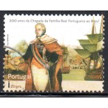 2008 Portugal 200 Aos da Chegada da Família Real Portuguesa ao Brasil 25.163 Carimbado