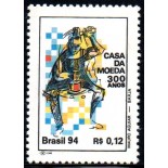 C1907 300 Anos da Casa da Moeda do Brasil 25.196 Mint
