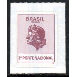 R707 Comprovante de Franqueamento 3° Porte nacional 25.449 Mint