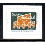 R856 Carta Social - Comprovante de Franqueamento 25.544 Mint