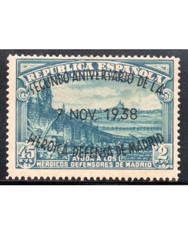 1938 Segundo Aniversário dos Defensores de Madri 25.658 Novo