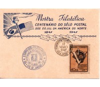 1947 Mostra Filatélica Centenário do Selo Postal dos E.U.A. 25.774