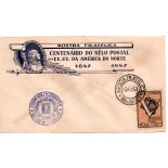 1947 Mostra Filatélica Centenário do Selo Postal dos E.U.A. 25.863 Pontos Escuros